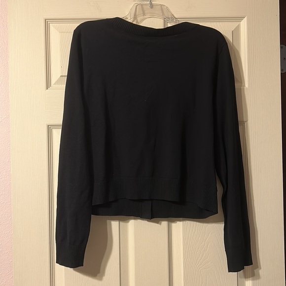 NWT Worthington Black Sequin Cardigan Sweater XL - Picture 6 of 6